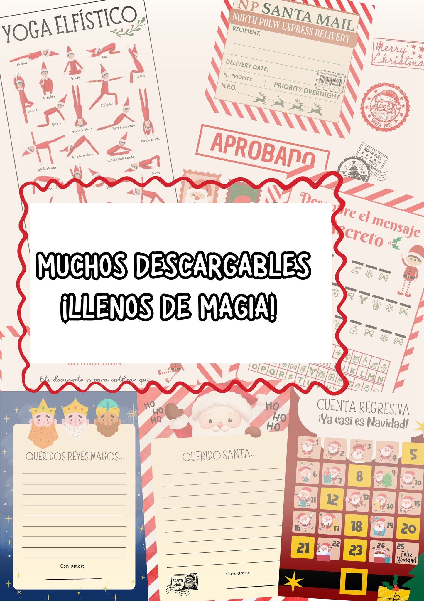🎄🎅🏻 Las travesuras del ELFO de SANTA: Llena de magia TU NAVIDAD ✨ (Versión digital💌)