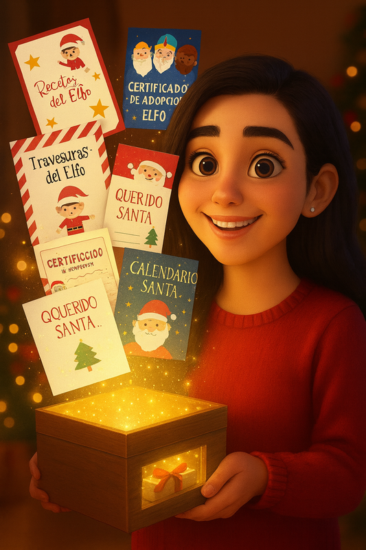 -AGOTADO- 🎄🎅🏻 Las travesuras del ELFO de SANTA: Llena de magia TU NAVIDAD ✨ (Versión digital💌)